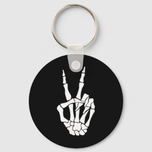 Porte-clés SYMBOLE DE PAIX Halloween OS Pocket Squelette