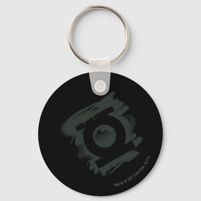 Porte-clés Symbole de pulvérisation de lanterne verte (Recto)