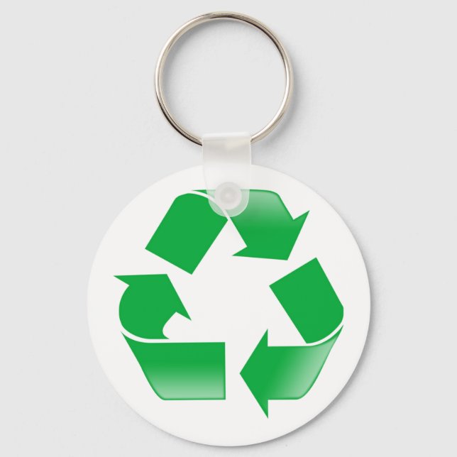 Porte-clés Symbole de recyclage CLASSIQUE DE RECYCLAGE (Recto)