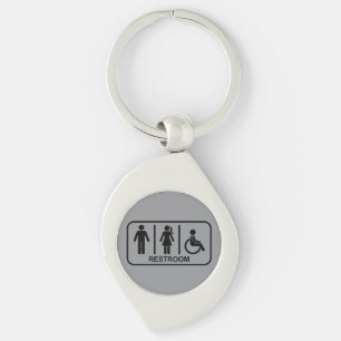 Porte-clés Symbole de salle de bain tous genres