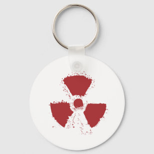 Porte-clés Symbole de Splatter Radioactive Warning
