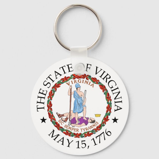 Porte-clés Symbole de Virginie (Recto)