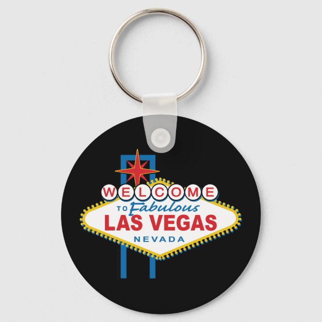 Porte-clés SYMBOLE DES MOTS D'ACCUEIL À Las Vegas (Recto)