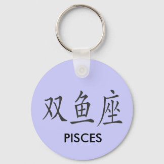 PORTE-CLÉS SYMBOLE DES PISCES CHINOISES