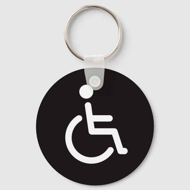 Porte-clés Symbole désactivé (Recto)