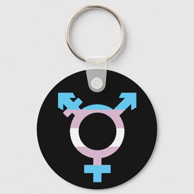 Porte-clés Symbole d'indicateur de trans (Recto)