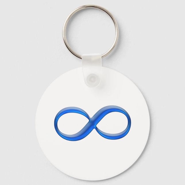 Porte-clés Symbole d'infini (Recto)