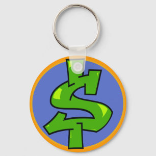 Porte-clés Symbole dollar