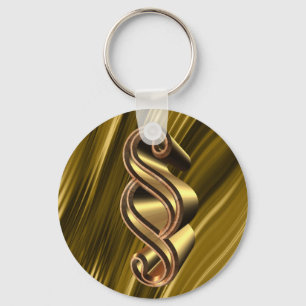 Porte-clés Symbole d'or de paragraphe