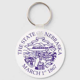 Porte-clés Symbole du Nebraska