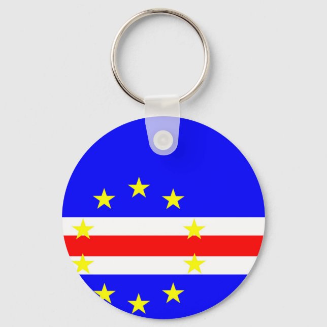 Porte-clés Symbole du Pays du Cap Vert (Recto)