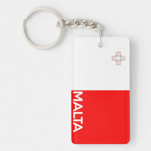 Porte-clés symbole du pays malta nom du symbole