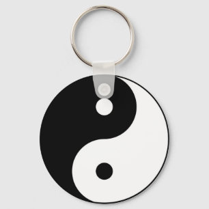 Porte-clés symbole du yin yang