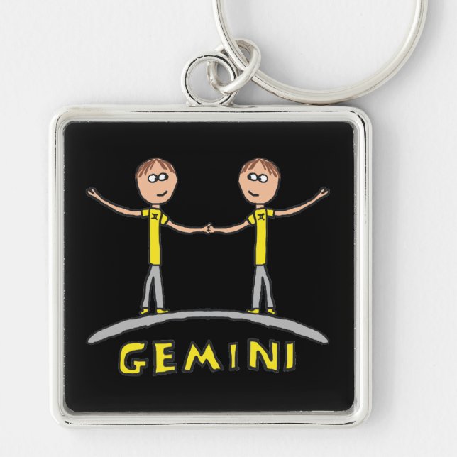 Porte-clés SYMBOLE Étoile Gemini (Devant)