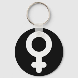 Porte-clés Symbole féminin Cool minimaliste simple