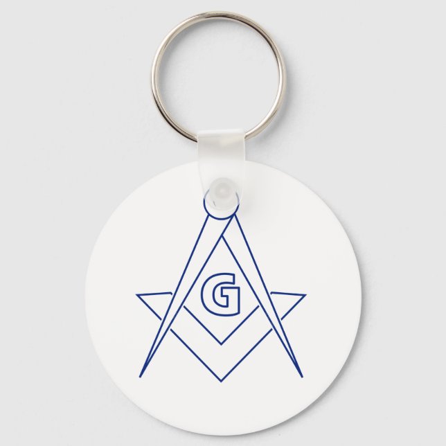Porte-clés Symbole franc-maçonnerie (Recto)