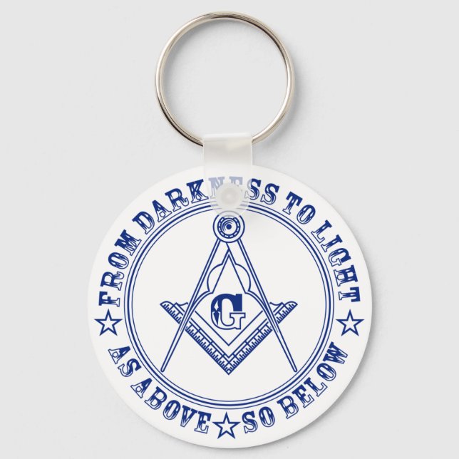 Porte-clés Symbole franc-maçonnerie (Recto)