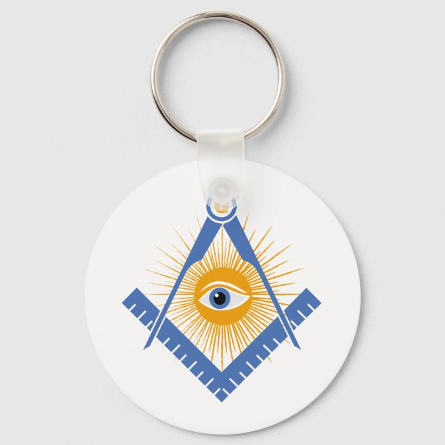 Porte-clés Symbole franc-maçonnerie (Recto)
