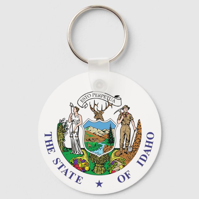 Porte-clés Symbole Idaho (Recto)