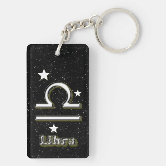 Porte-clés Symbole Libra (Dos)