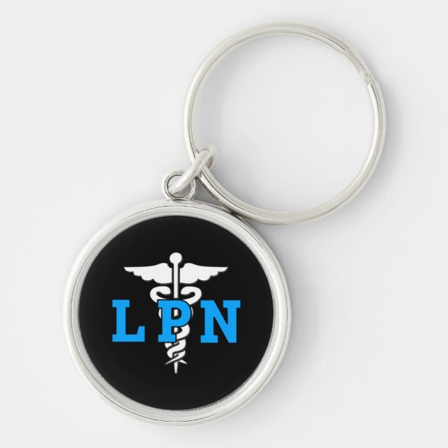 Porte-clés Symbole Médicale de LPN (Devant)