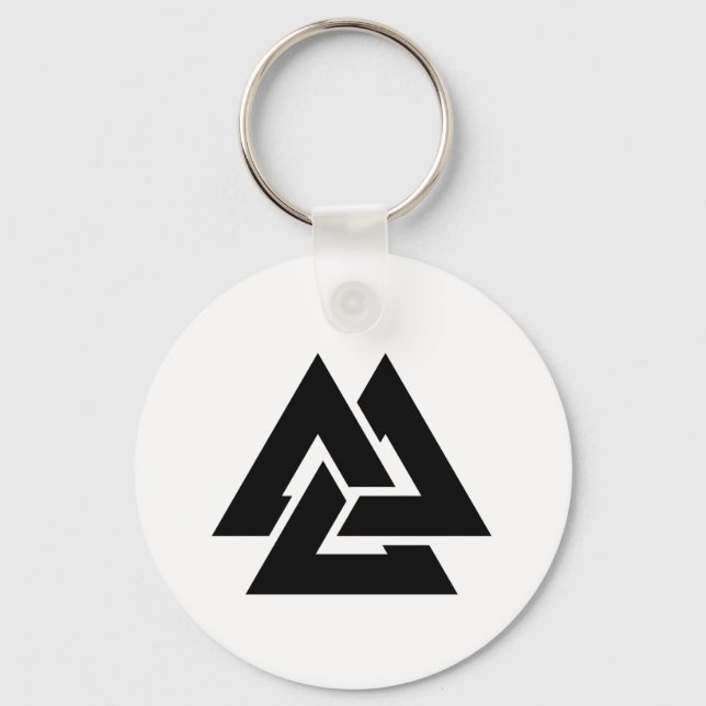 Porte-clés Symbole noix de caille triquetra (Recto)
