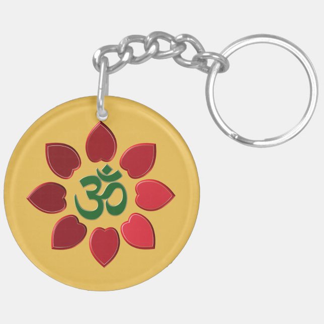 Porte-clés Symbole Om (Dos gauche)