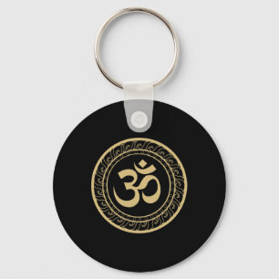 Porte-clés Symbole Om Ohm Aum Yoga Spirituel