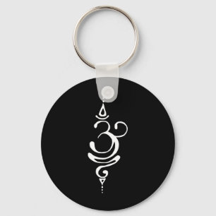 Porte-clés Symbole Om Yoga Bouddhisme M Sanskrit Ancien Respi