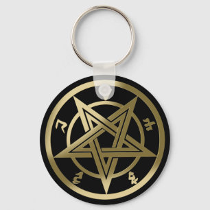 Porte-clés Symbole pentagramme classique