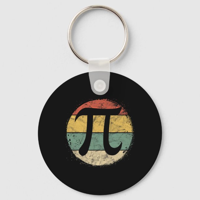 Porte-clés Symbole Pi Circulaire Pi Jour Math Enseignant des  (Recto)