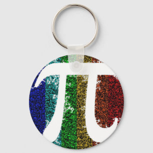 PORTE-CLÉS SYMBOLE PI ÉLECTRONIQUE