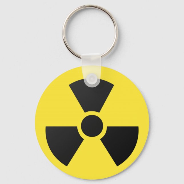 Porte-clés Symbole radioactif (Recto)