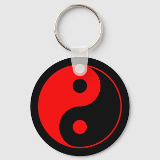 Porte-clés SYMBOLE ROUGE YIN Yang Porte - clé