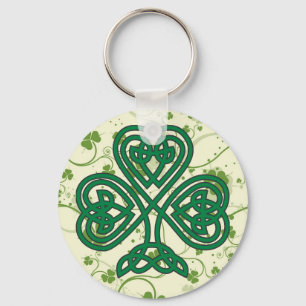 PORTE-CLÉS SYMBOLE SHAMROCK IRLANDAIS