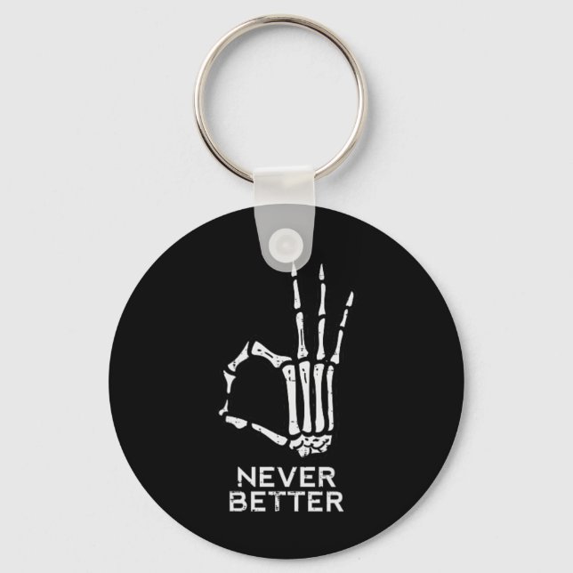 Porte-clés Symbole Skeleton Halloween M (Recto)
