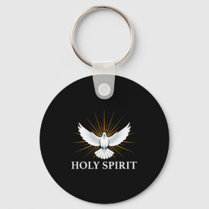 Porte-clés Symbole Spirituel de la Colombe de l'Écriture Sain