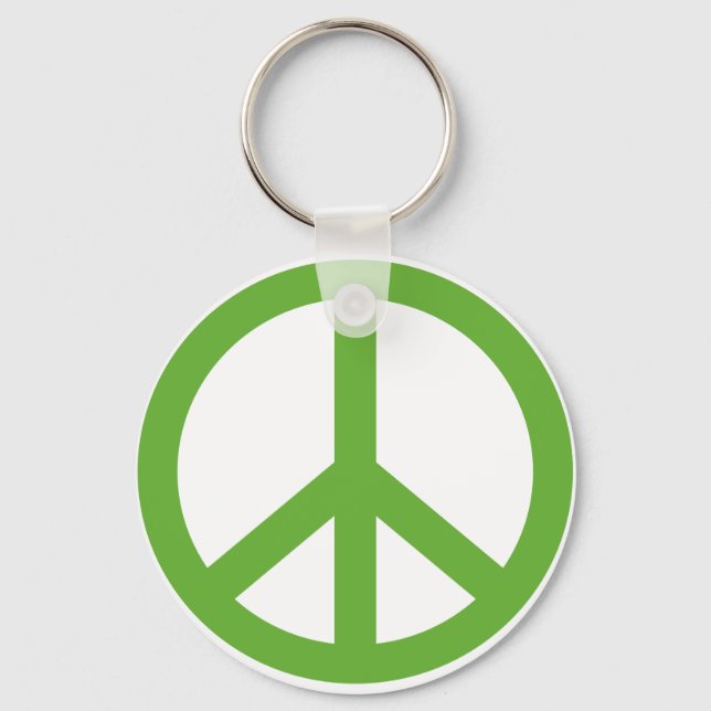 PORTE-CLÉS SYMBOLE SYMBOLE DE LA PAIX VERTE (Recto)