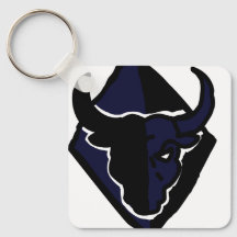 Porte-clés Symbole Taureau Gras – Simple, Élégant