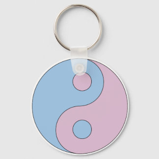 Porte-clés Symbole transgenre Yin Yang