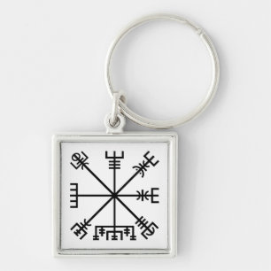 Porte-clés Symbole Viking Vegvisir