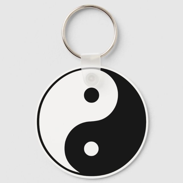 Porte-clés Symbole Yin Yang : (Recto)