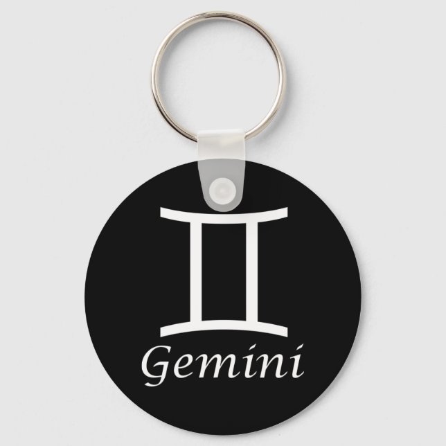 Porte-clés SYMBOLE Zodiaque "Gemini" (Recto)