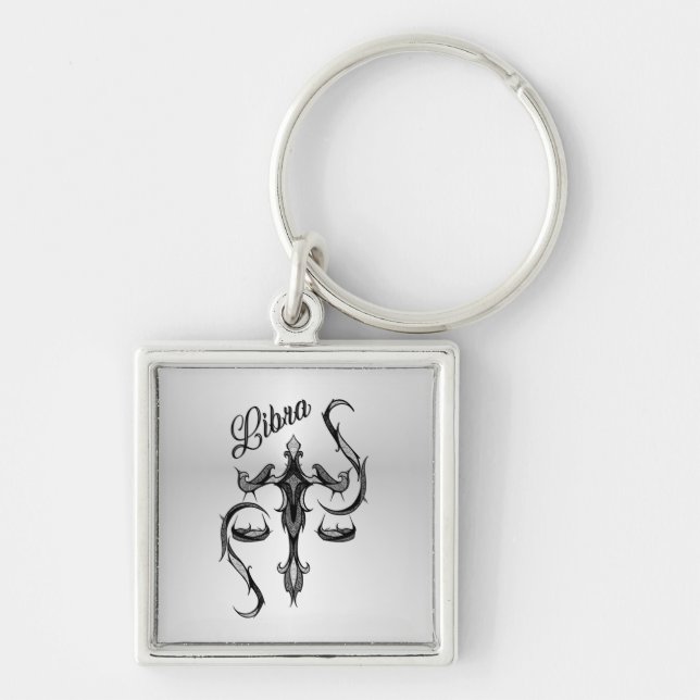 Porte-clés SYMBOLE Zodiaque Libra (Devant)