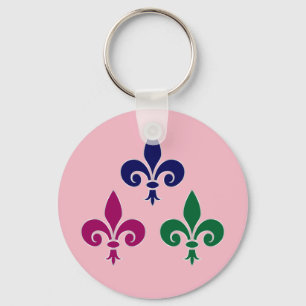 Porte-clés Symboles de fleur de lis