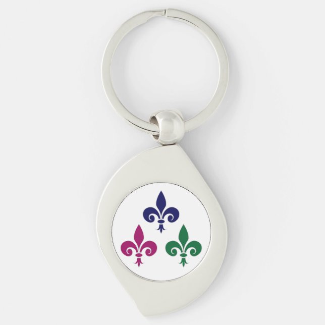 Porte-clés Symboles de fleur de lis (Devant)
