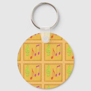 Porte-clés Symboles musicaux de danse