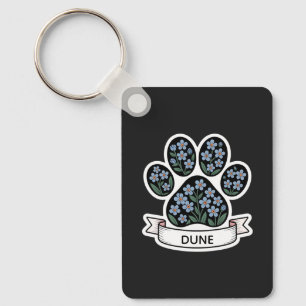 Porte-clés Sympathie de la mémoire de chien garder l'animal d