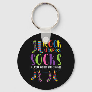 Porte-clés Syndrome de Down Rockez vos chaussettes Sensibilis