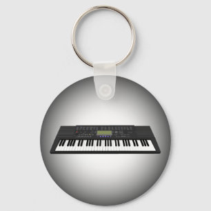 Porte-clés Synth clavier moderne : Modèle 3D : Porte - clé